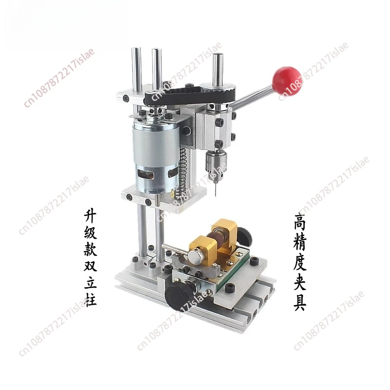 

Настольная дрель с жемчугом, маленькая электрическая бытовая нефритовая мини-деревообрабатывающая специальная оправа без оправы, 8 мм с одним отверстием