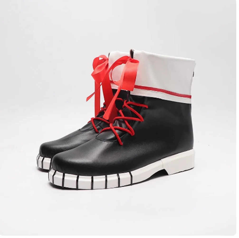 Unisex Anime Cos Nakiri Ayame Cosplay disfraces zapatos botas tamaño personalizado