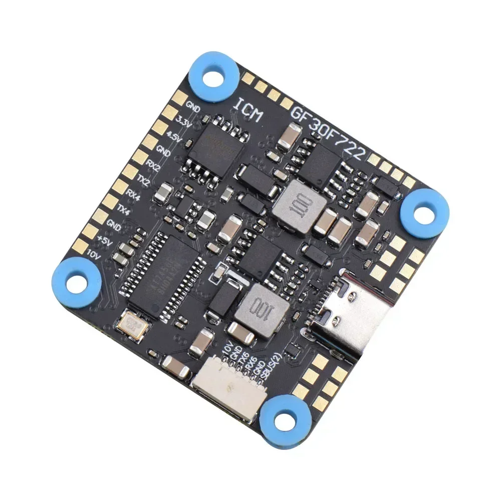JHEMCU GF30F722-ICM F722 FC – Baro, OSD, 5/10V Dual BEC, 3-8S, 30.5x30.5mm for FPV Freestyle Drones - Image 4