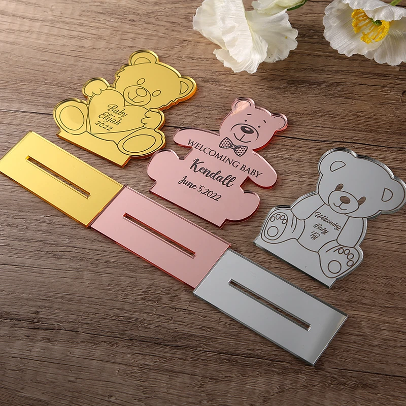 Personalized Gifts , Teddy Bear Baby Shower Gifts, Birthday Favors, Baby Boy Welcome, Birthday Party Favors, Party Guest Gifts