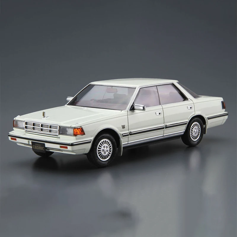 Static assembly car model Aoshima-06142 1/24 Y30 Cedric/Gloria 4HT V30E Brougham VIP 1983 car model kit