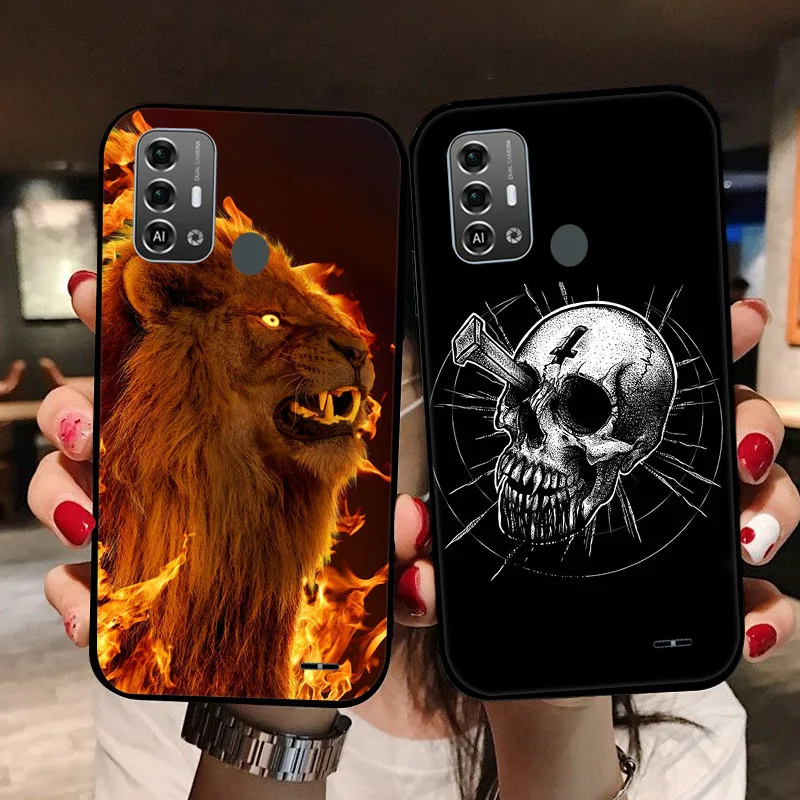 حافظة لهاتف ZTE Blade A53 Pro / A53Plus حافظة عصرية من السيليكون فاخرة جميلة وناعمة من مادة البولي يوريثان الحراري لهاتف ZTE BladeA53 Plus A53Pro غطاء هاتف A53