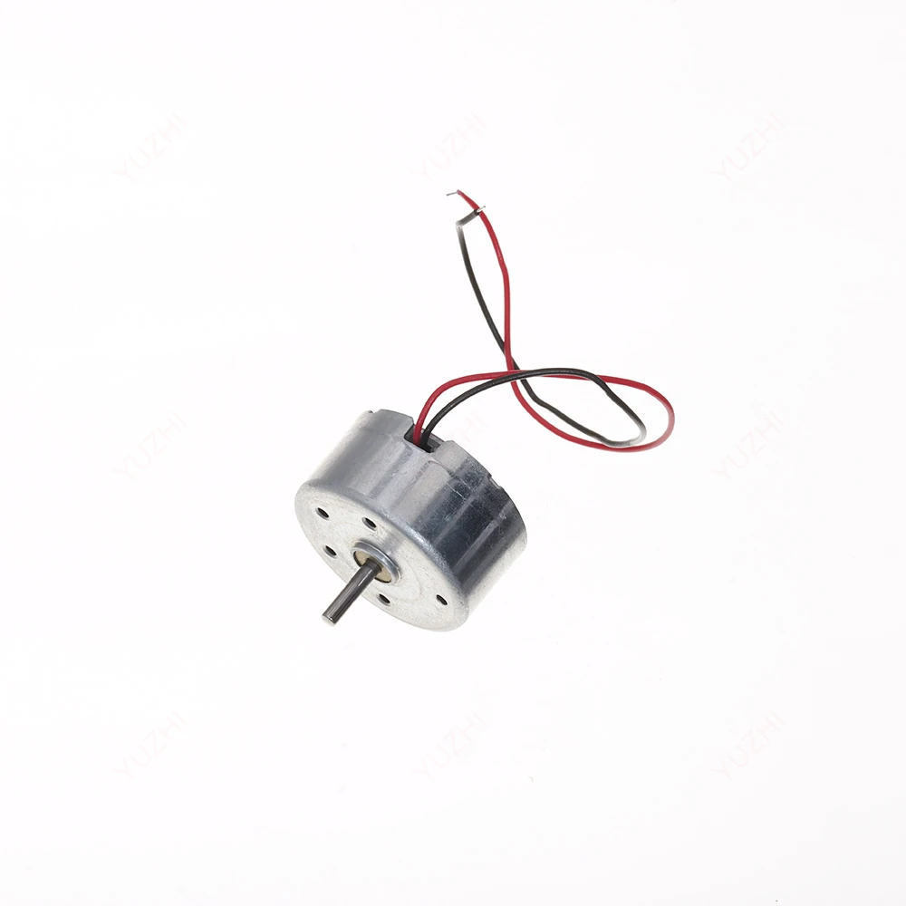 Mini 12mm*24mm Round Motor DC 3V-6V High Speed 2mm Shaft Diameter Micro 300 Motor for Fan Car Model