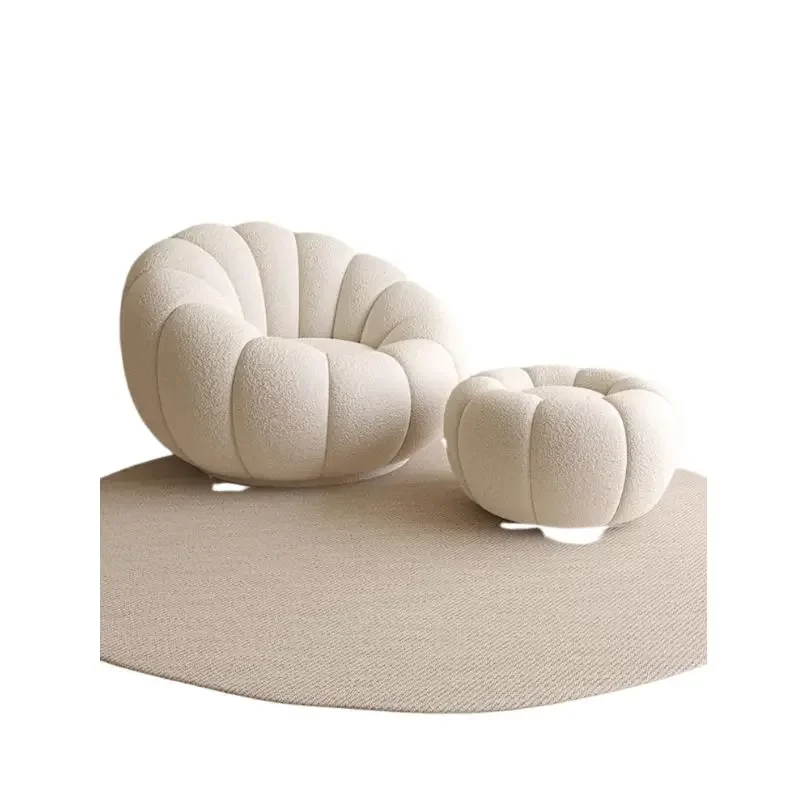 White Bean Bag Sofa Soft Minimalist Single Office Patio Puff Garden Lounge Sofa Tatami Balcony Sofy Do Salonu Outdoor Furnitures