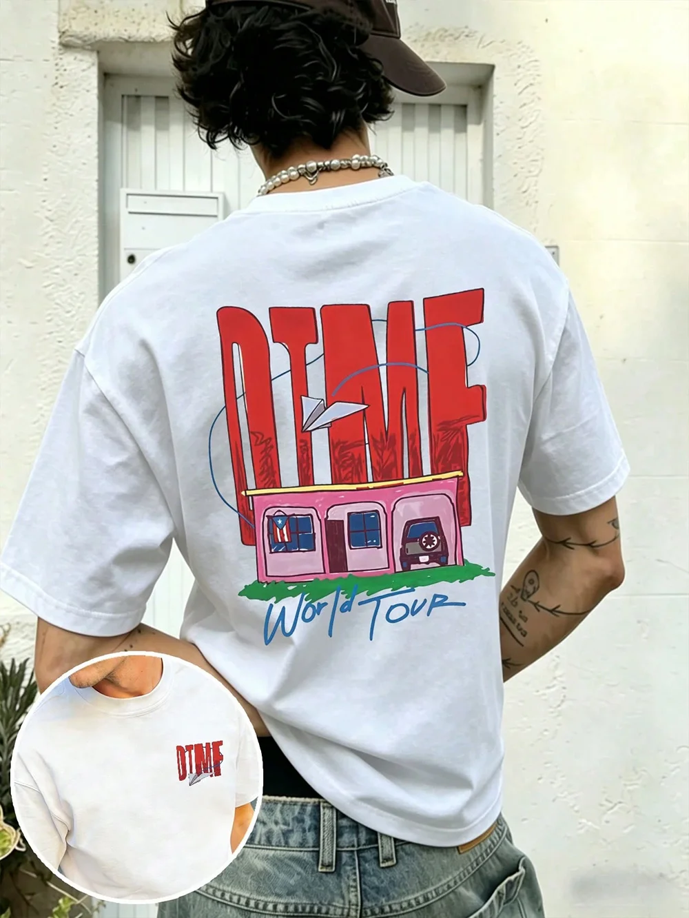 Rapper Bad Bunny T Shirt Debi Tirar Mas Fotos DTMF Album Merch T-shirt Men Women Clothing Fashion Hip Hop T-shirts Streetwear