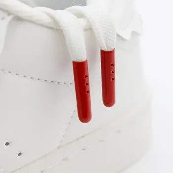 Cordones de tres agujeros de boca abierta de cobre y Metal de Color sólido, extremos de Aglet, accesorios para zapatos, decoración, puntas de cordones de bala 23*4,5*4mm