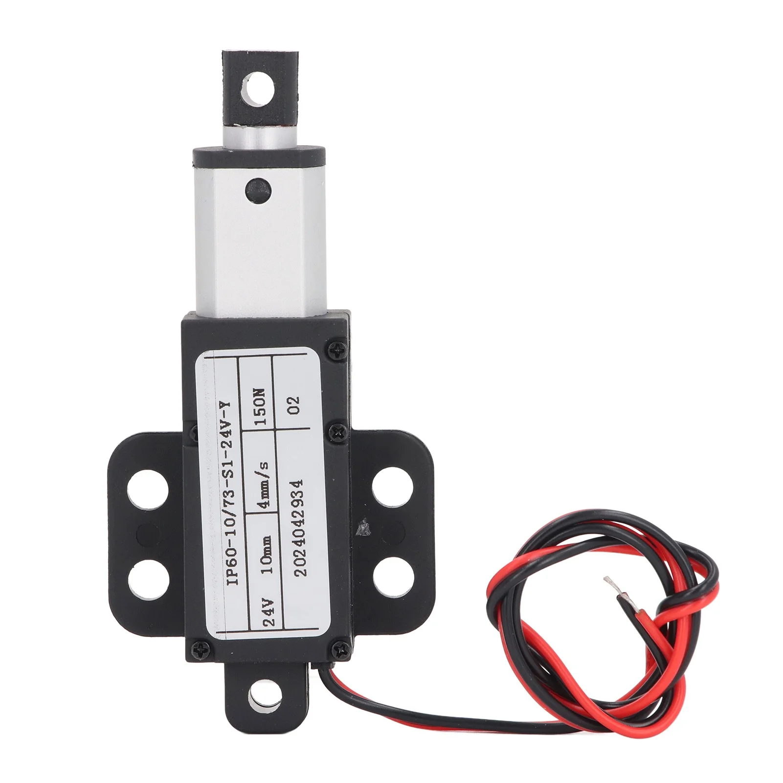Electric Micro Linear Actuator 4mm/s 150N Thrust 10mm Stroke IPX4 Linear Motion Actuator for Sofa Robot TV Table Window DC24V