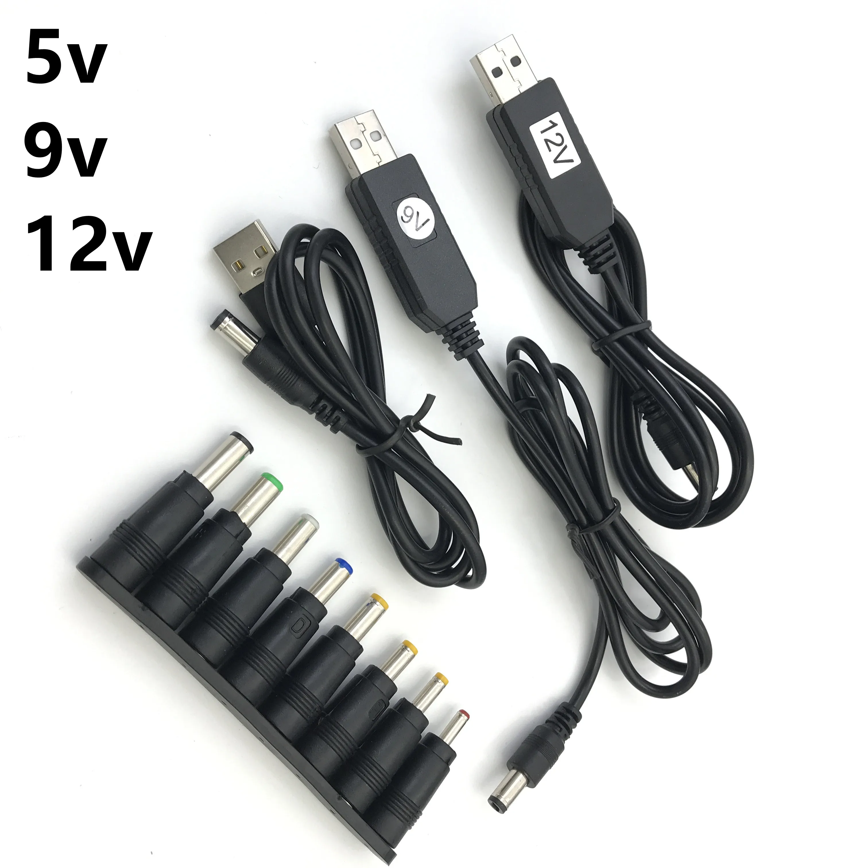 USB to DC Power Cable Universal USB to DC Jack Charging Cable Power Cord Plug Connector Adapter for Router Mini Fan Speaker