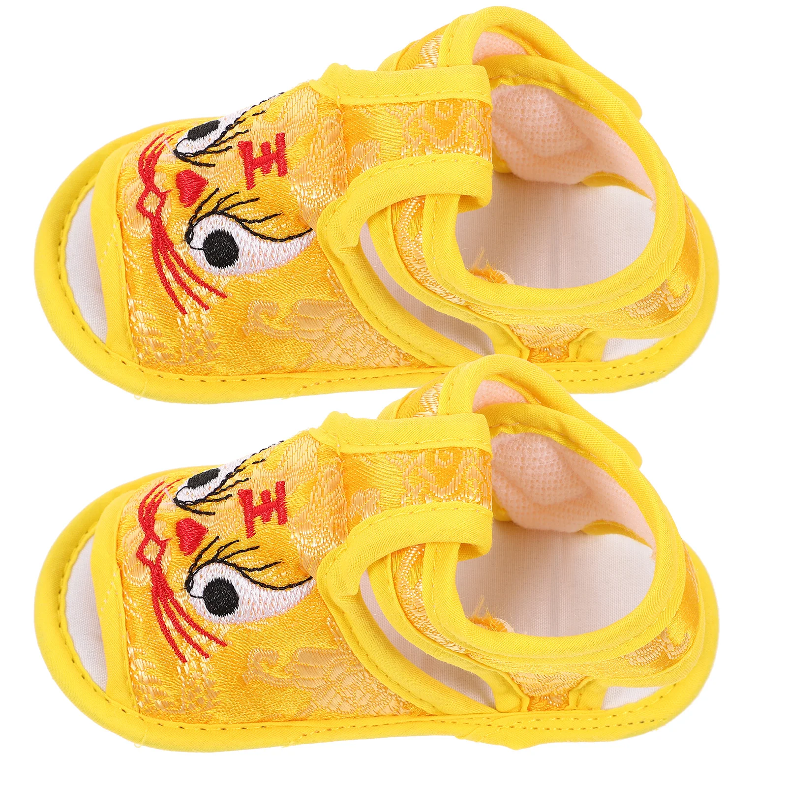 زوج واحد من صنادل الرضع أحذية أطفال حريرية ناعمة قابلة للتنفس لعمر 0-12 شهرًا للمشي في الصيف لحديثي الولادة من الساتان المريح #3