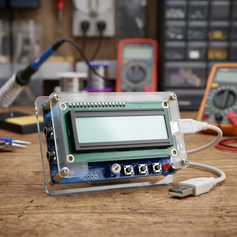 LCD Display For CW Code Learning Kit for Beginners and Radio Enthusiasts USB 5V Power Buzzer Audio Signal Compatibility