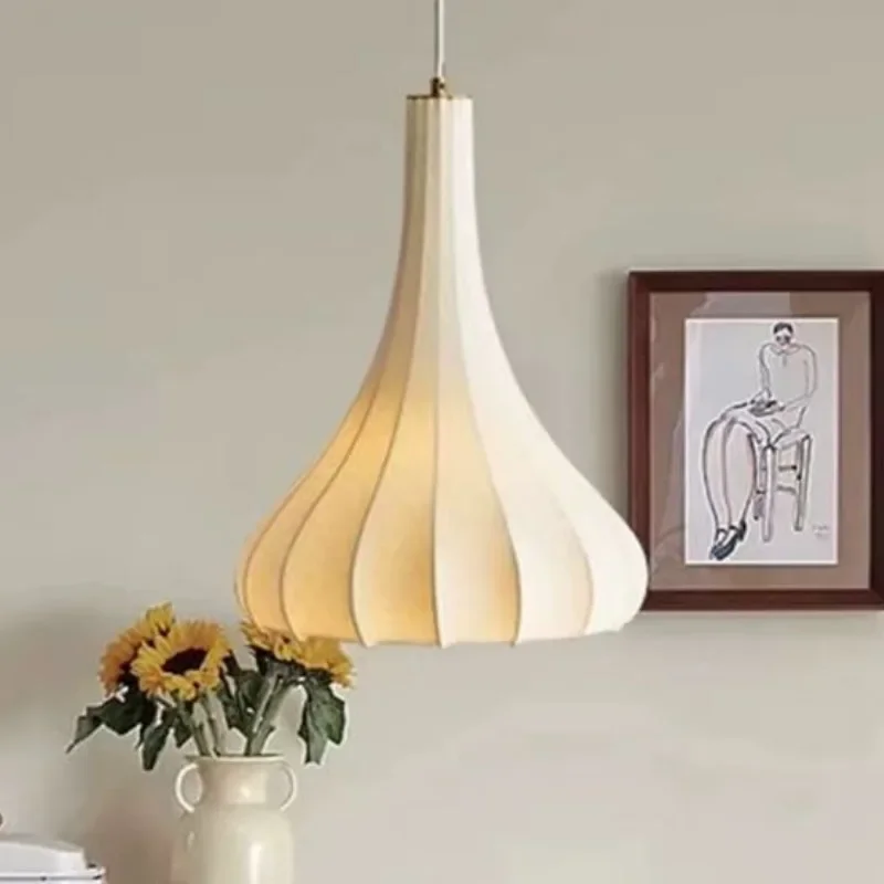 Kokon Pendel leuchte minimalist ische Seide Laterne Japan Stil Noguchi Lampe Wohnzimmer Esszimmer Bar Schlafzimmer Restaurant Hängelampe