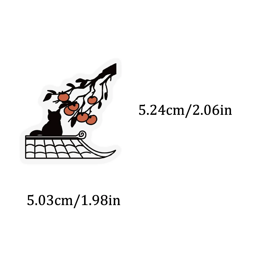 50PCS Black and White Classical Chinese Art Style Silhouette PET Sticker Personlized Decoration Scrapbook Phone Case Collectible