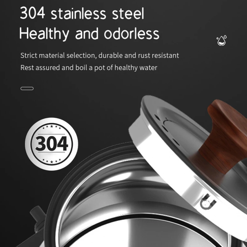 Bollitore elettrico intelligente a temperatura costante da 1200 Watt Pentola a collo di cigno Pentola per caffè adatta per la produzione di latte in polvere