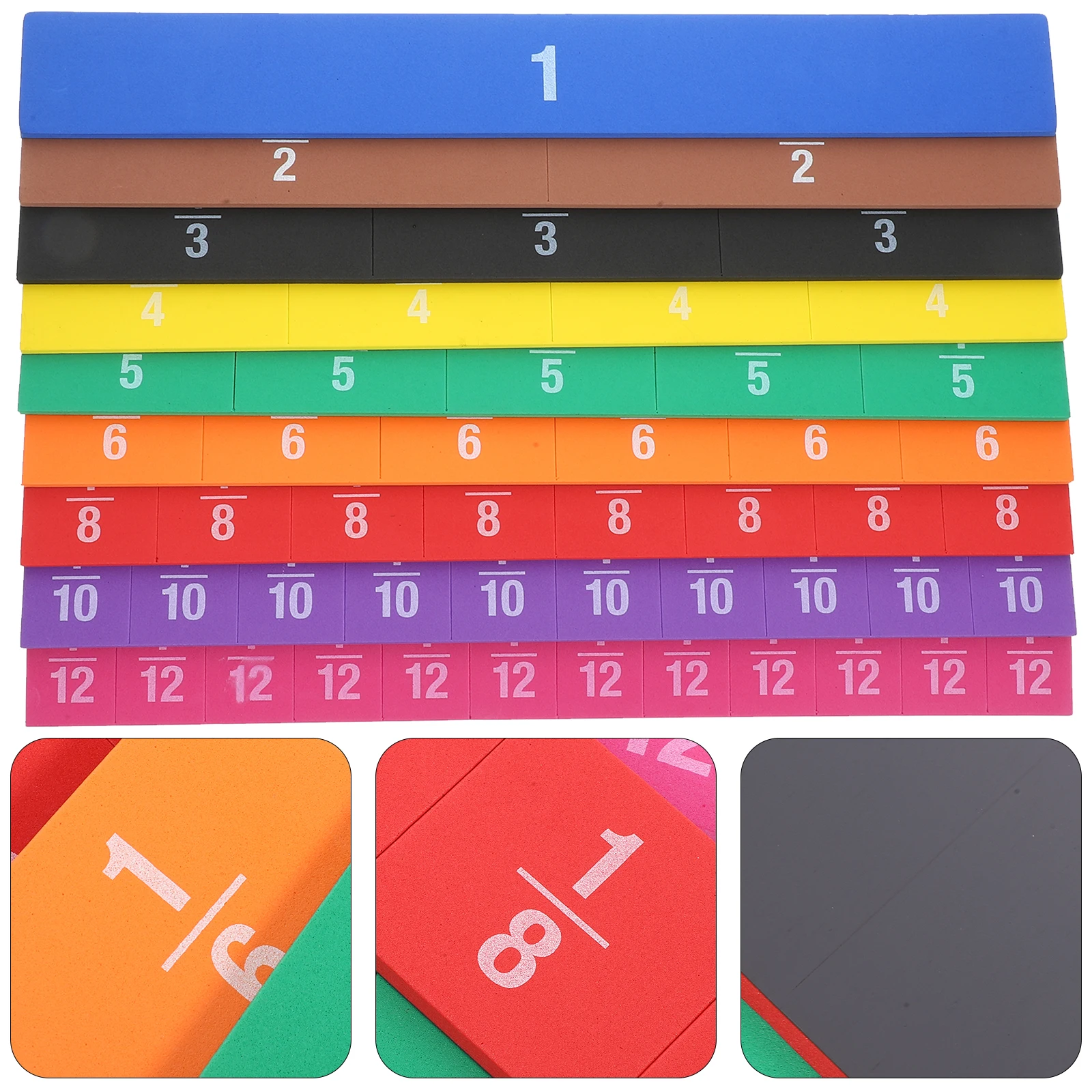 

Mathematics Demonstration Teaching Tools Magnetic Fraction Tile Manipulatives Magnets for Demonstrator Students