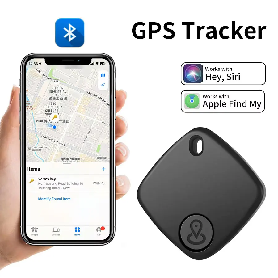 Smart GPS Tracker Mini Tracking Device For Apple Find My APP Smart Tag Anti Lose Reminder Device Kid Pet Car GPS Tracker Locator