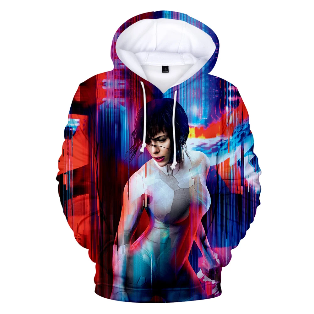 Harajuku Popular Comfortable Ghost in The Shell 3D print Hoodies Sweatshirts Men/Women Sweatshirt Adult/Child Casual Pullovers