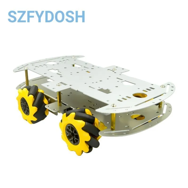 Mecanum koła dookólna robota zestaw podwozia samochodowego z 4 sztuk silnik TT dla Arduino dla arduino Raspberry Pi DIY części d