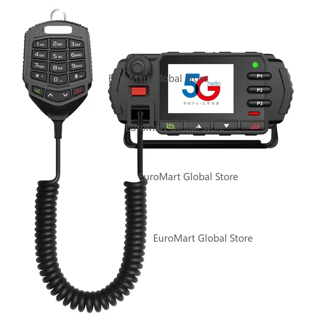 4G Compact Car Mounted UV Dual Band Radio with GPS Public Network Emergency Rescue Radio for Fishing Boats 5000km Coverage