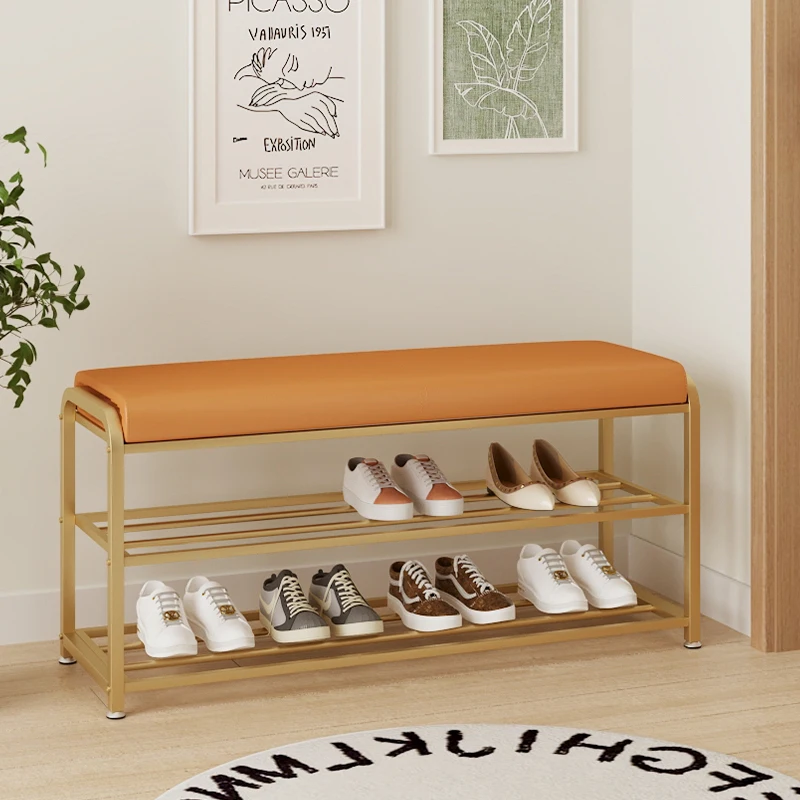 

Home change shoe stool simple shoe rack home door can sit long strip