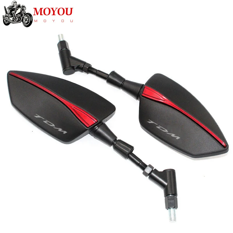 For YAMAHA TDM850 TDM900 TDM 850/900 The New High Quality Universal Motorcycle Mirror Rearview Rearview Mirror With LOGO TDM