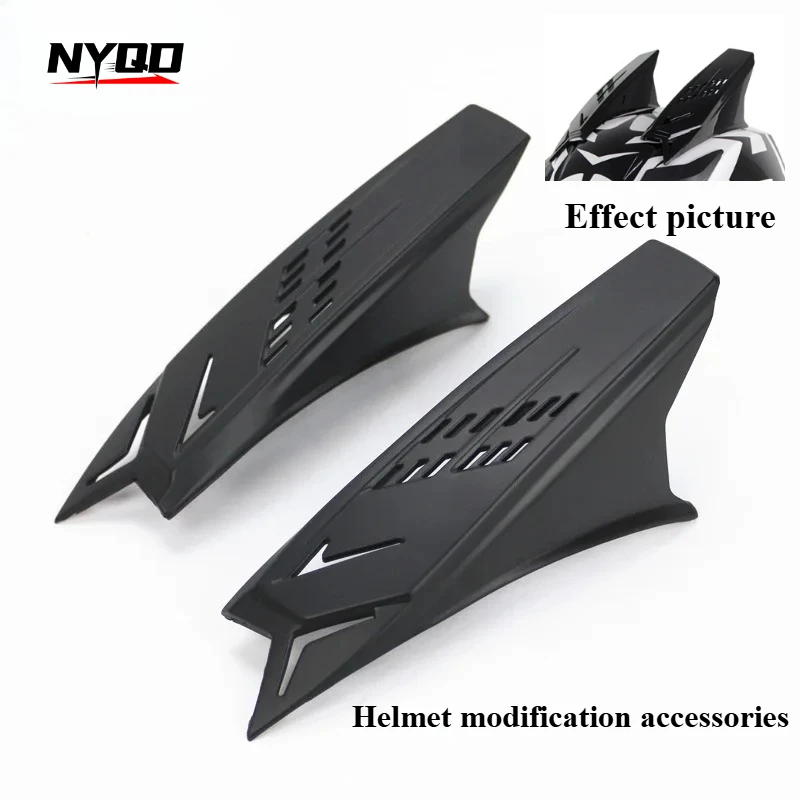 

2Pcs/Pack Helmet Horns Motorcycle Modification Accessories Cool Adhesive ABS Stylish for Supplies