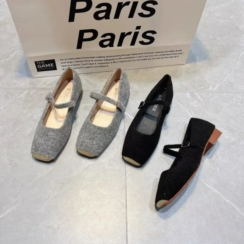 Chaussures Plates à Talons Compensés Bas pour Femme, Sandales Habillées d'Extérieur à la Mode, Nouvelle Marque