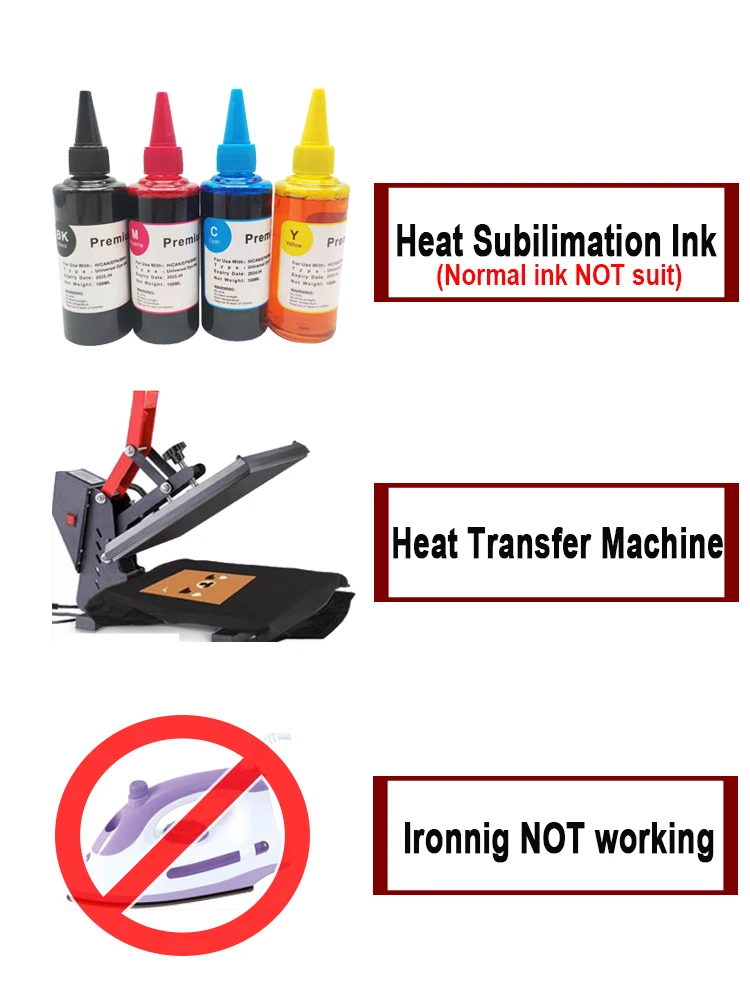 50sheets A3 A4 Heat Sublimation Transfer Paper By Inkjet Printer For Polyster T-shirt Fabric Clothes Mugs Glasses Cutting Mat