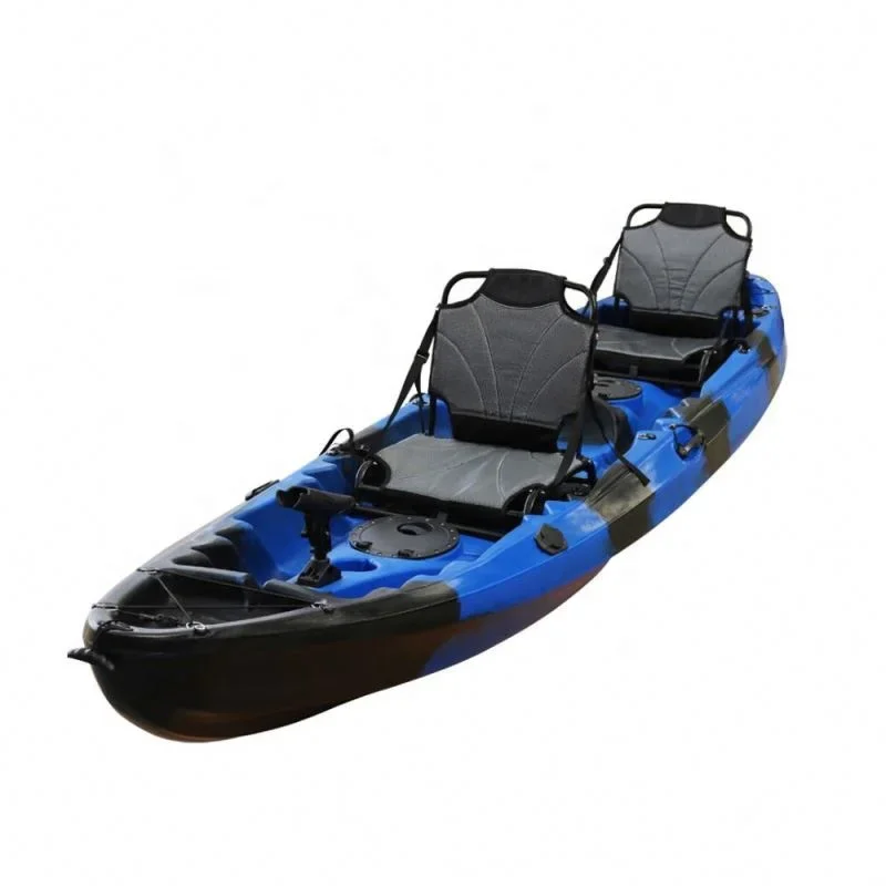 Double Fishing Sit on Top Kayak Fishing Filmt Foldable 3 Person Fishing Top Selling Products 2023 3 Years Canoe Kayak 5 Pcs