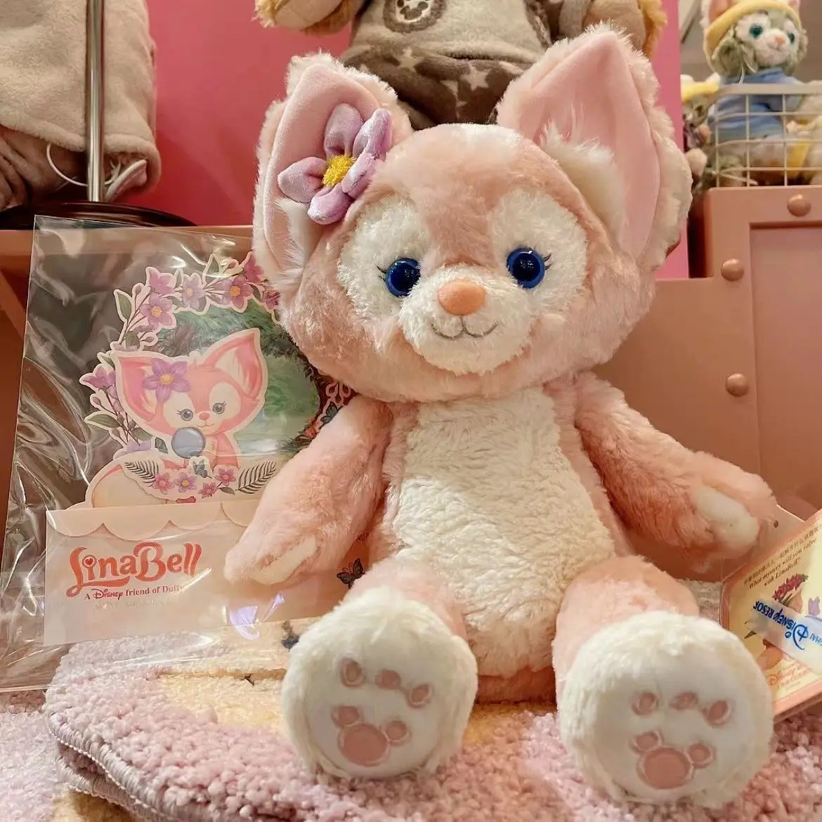 ديزني Linabell أنيمي الكرتون لطيف طالب أفخم دمية لعبة الإبداعية Kawaii فتاة تمثال وسادة عيد الميلاد هدية عيد بالجملة #2