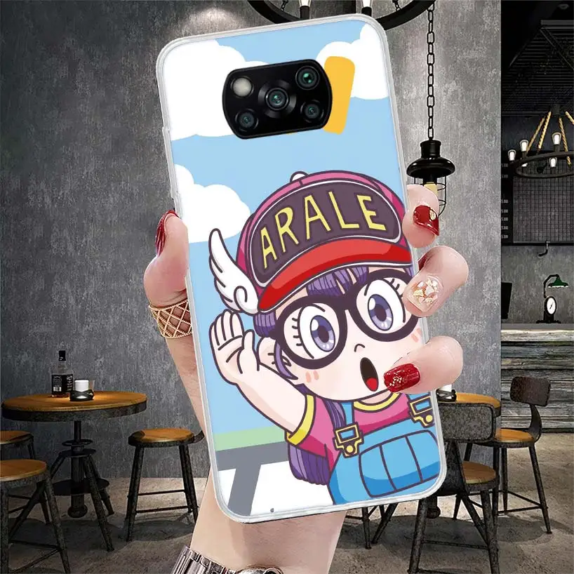 Dr Slump Arale Anime Phone Case For Xiaomi Poco X6 X5 X4 X3 Nfc F6 F5 Pro F4 F3 M5S M5 M4 M3 M2 F2 F1 Cover Coque Shell X3 Nfc M