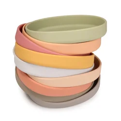 Silicone Pet Dog Feeding Bowl Outgoing Dog Accessories Drinking Water Silicone Cat Bowl Dog Bowl Pet Supplies