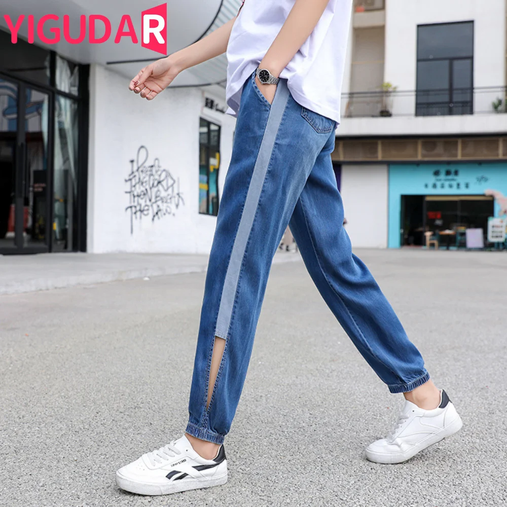 

Length Summer Autumn Fashion Maternity Jeans High Waist Belly Skinny Pencil Pants Clothes for Pregnant Women Pregnancy