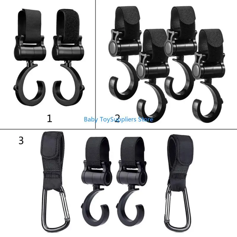 

R1WF Крючок для коляски Многофункциональные крючки Крючки для подвешивания коляски Крючки для сумок для подгузников