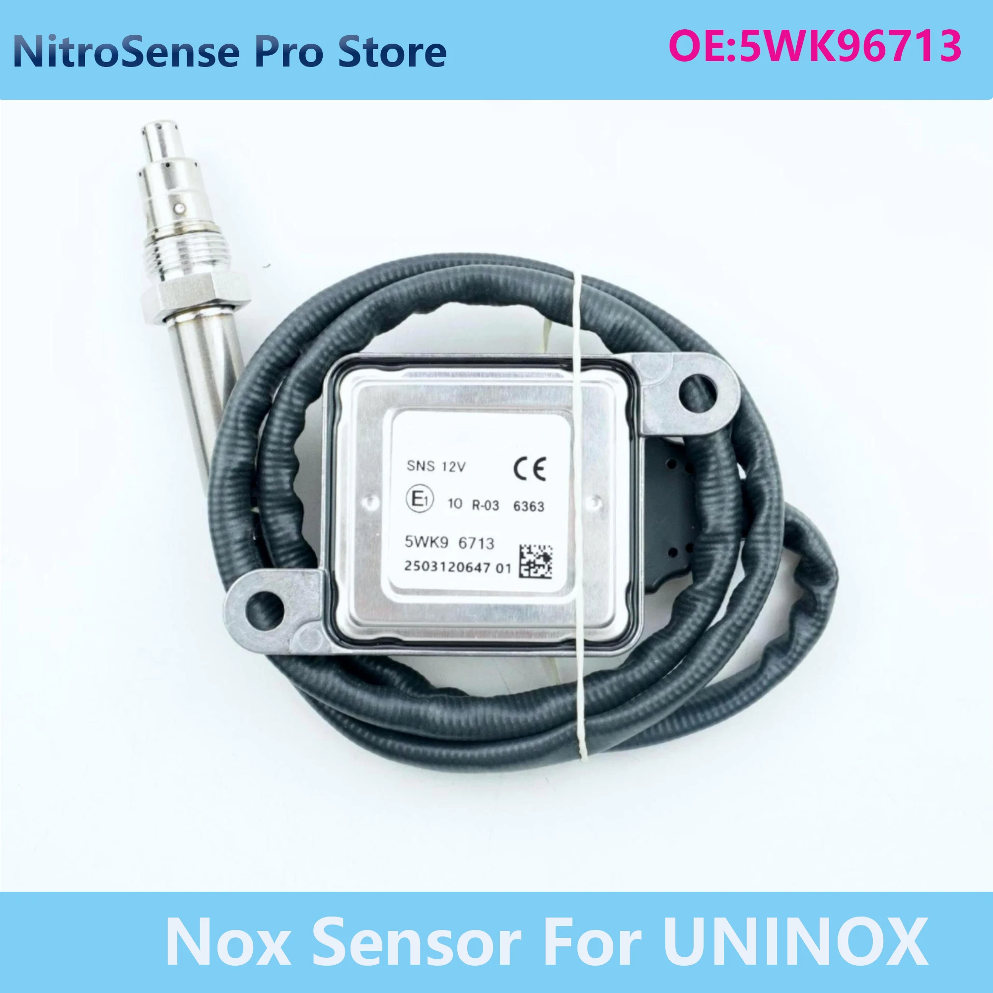 

5WK96713 NOx Sensor Fits For UNINOX Top Quality Nitrogen Oxide Sensor 5WK9 6713 Excellent Performance Good Price Auto Car Parts
