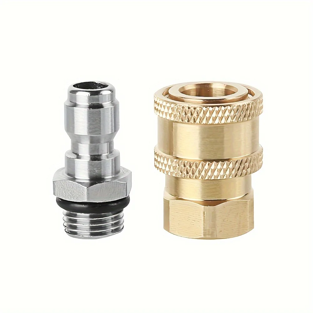 1/4 foam pot core quick connector high pressure water gun quick plug connector car washing machine inlet and outlet adapter