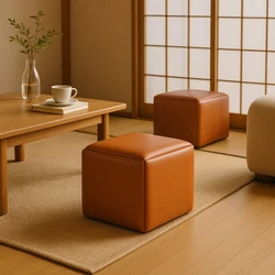 5-In-1 Magic Cube Stool Multifunctional Wheeled Dining Chair Bedside Footrest Ottoman Home Decor Creative Furniture
