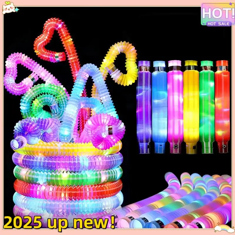 

Stylish-2.9Cm Light-Emitting Tube Decompression Light-Emitting Telescopic Tube LED Light Water Pipe Color Box
