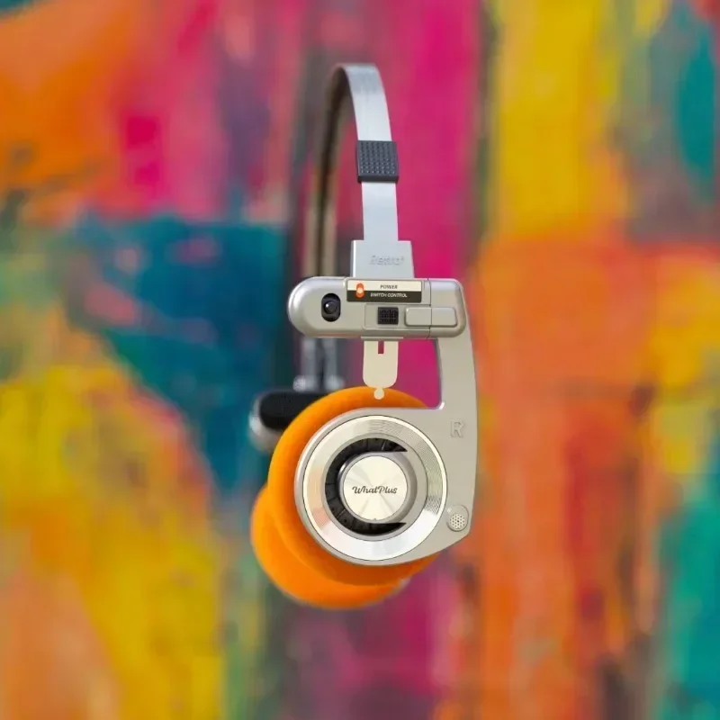 Für WhatPlus Retro3 Wireless Bluetooth-Kopfhörer, Wireless HiFi-Rauschunterdrückung, In-Ear, Faltbar, Tragbar, Ga