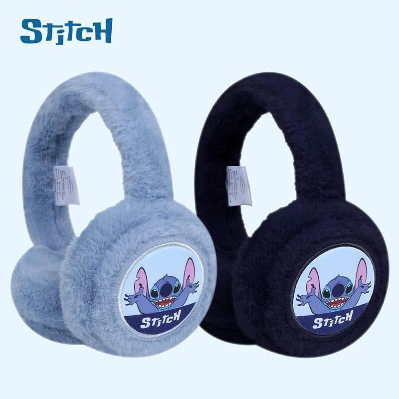 Stitch Children Warm Foldable Earmuffs Lilo & Stitch Thickened Windproof Earmuffs Cartoon Outdoor Earmuffs Winter Birthday gift