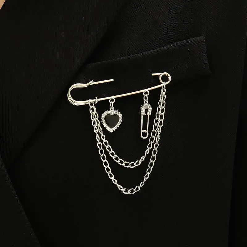 Adjustable Personality Bag Pendant Detachable Tassel Trouser Decorative Brooch Button Tightener Fixed Clothes Pin Waist Buckle