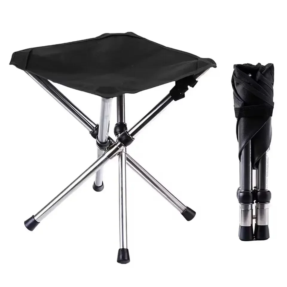 Folding Camping Tripod Stools Portable Fishing Stool Outdoor Foldable Chair Beach Small For Campe Fishing Supplies