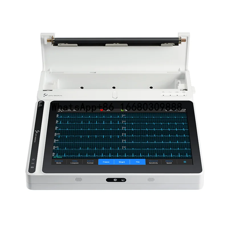 AI Analysis Electrocardiogram Smart ECG  12 lead Computer Multichannel ECG Machine