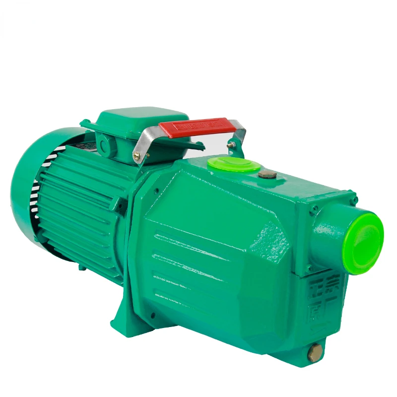 Water pump jet pump 220v household 3kw high head and large flow cast iron agricultural water well self suction booster pump