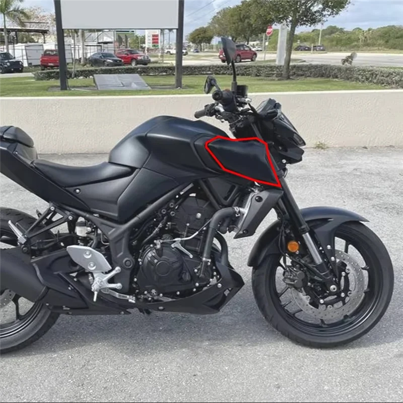 

Carbon Fiber Fairing Trim Side Air Intake Cover For Yamaha MT-03 MT-03 2021-2023 Motorcycle Accessories