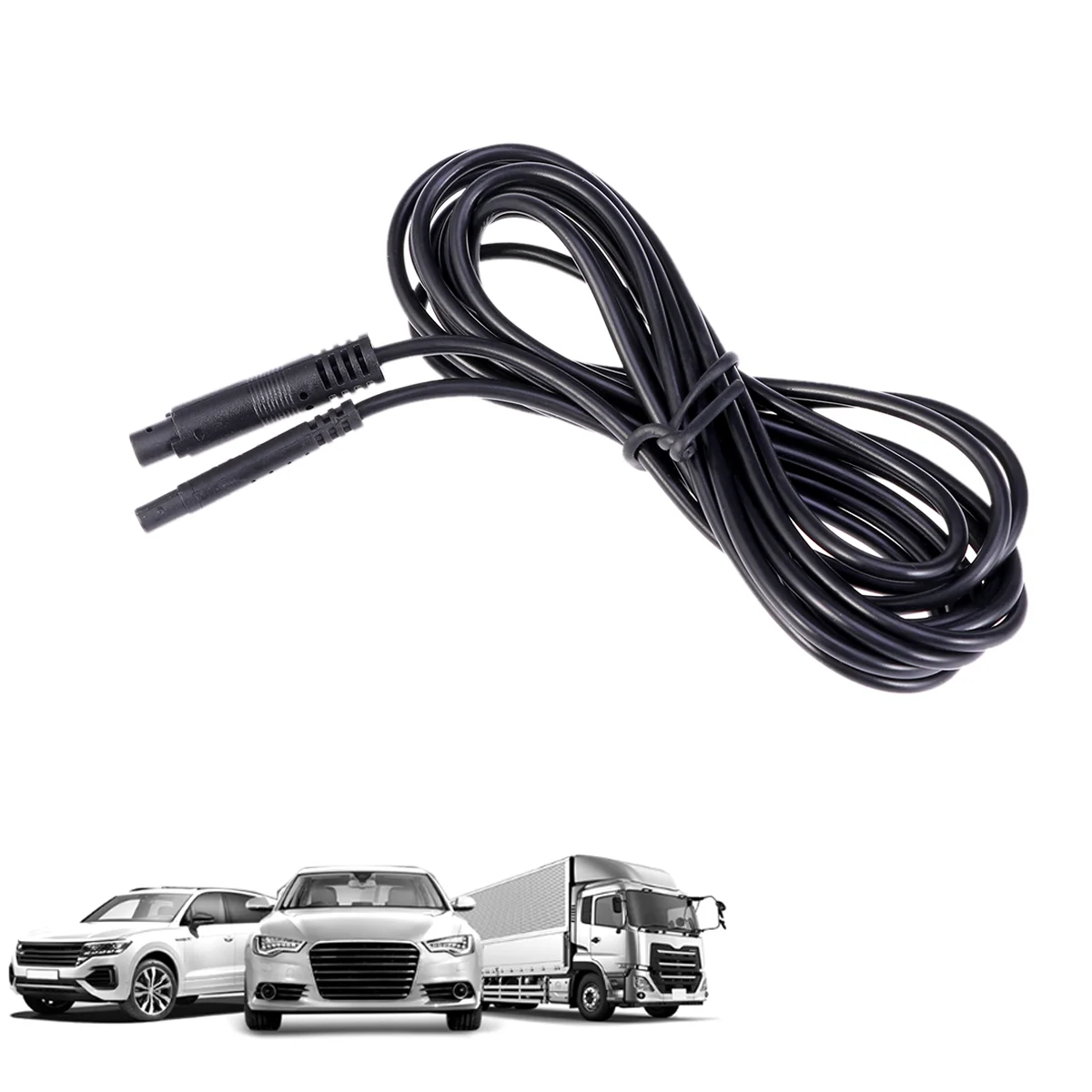 Trailer Extension Cord Dash Cam Cable Camera Truck Backup 4 Pin Aviation Rear View