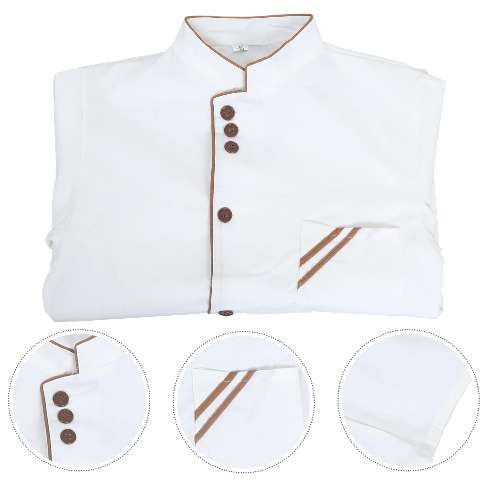 Vêtements de Restaurant, uniforme de cuisinier pour hommes, veste de serveur, tablier de serveur, chemises à manches longues, travail de cuisine