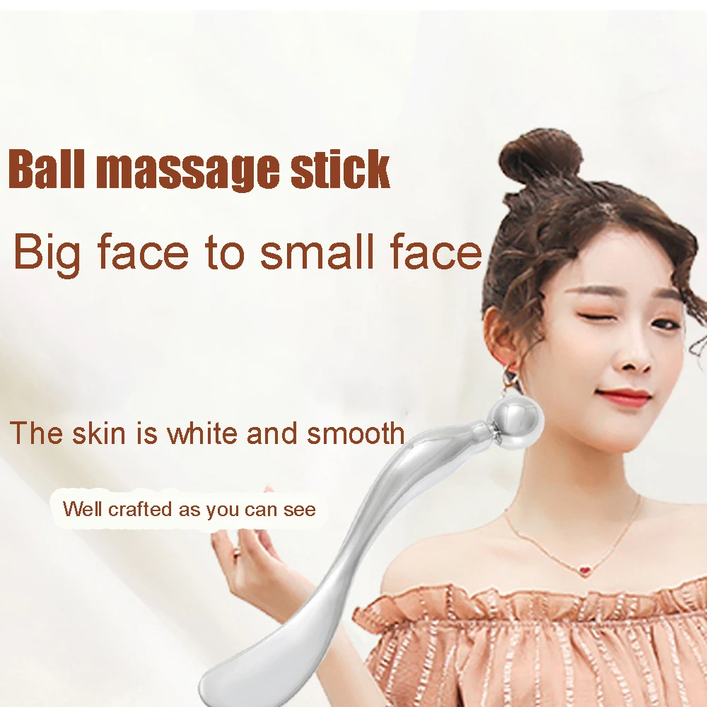 Metal Face Massage Stick Anti Wrinkle Eye Cream Applicator Mask Eyes Massage Beauty Bar Facial Care  Remove Dark Circles Tool