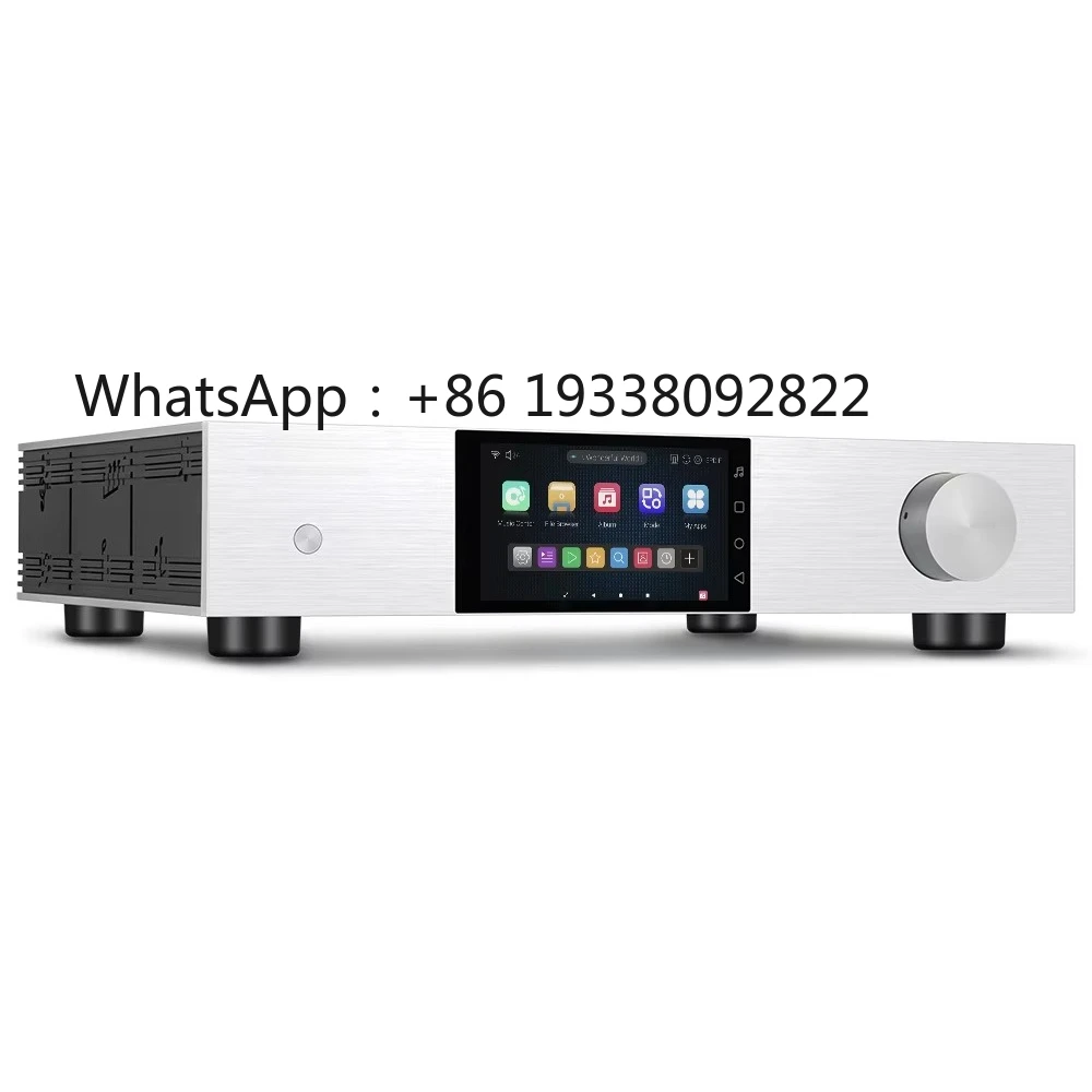 

2026-8GB RAM Digital Music Player with 64GB ROM Hi-Fi System DMP35 in Silver Color Audio & Video Accessories