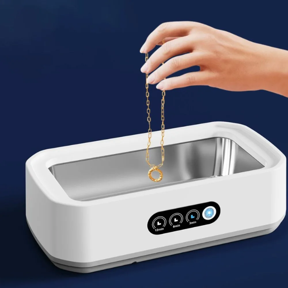 

Ультразвуковая машина для чистки очков, ювелирных изделий, 650 мл, 3 режима, низкий уровень шума, профессиональная, высокочастотная вибрация