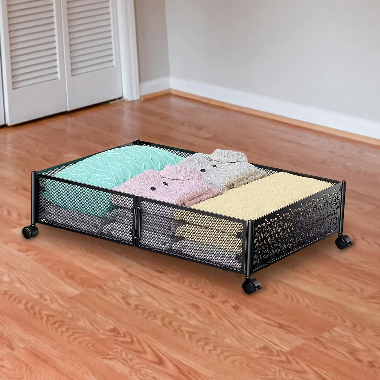 under Bed Storage Storage Container with Wheels for Shoes Toys